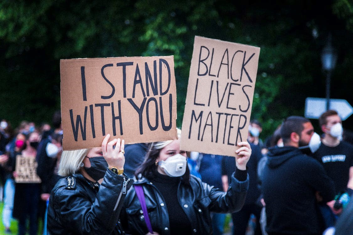 Black Lives Matter protest, image: 5chw4r7z
